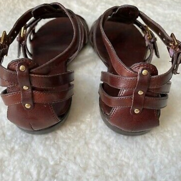 Enzo Angiolini Brown Gladiator Sandal - Picture 5 of 6